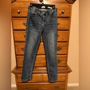 Angels Women's Straight Leg Blue Jeans